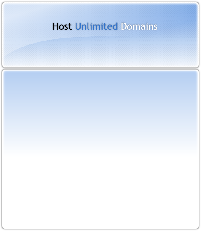 Host Unlimited Domains